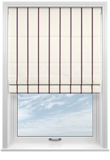 The British Stripe Co. Victoria, London No.1 - Twist&Fit Roman Blind